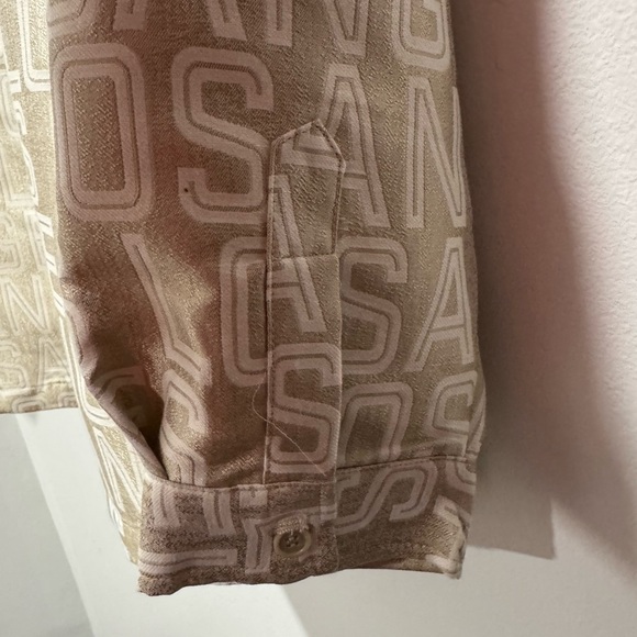 Forever 21 Beige Los Angeles Print Men's Jacket - Picture 3 of 10